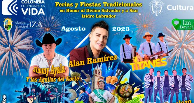 Ferias y Fiestas Tradicionales 2023 en Iza, Boyacá