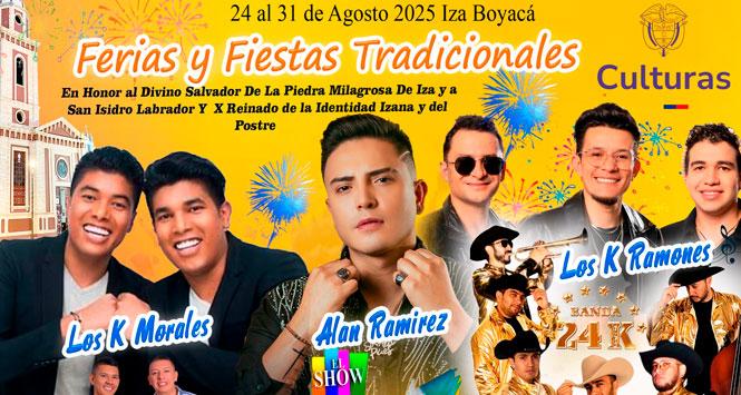 Ferias y Fiestas Tradicionales 2025 en Iza, Boyacá