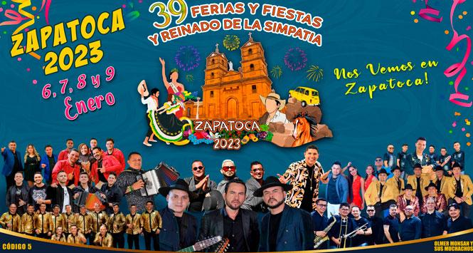 Ferias y Fiestas y Reinado de la Simpatía 2023 en Zapatoca, Santander