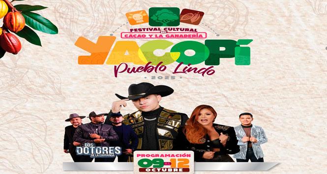 Festival Cultural del Cacao y la Ganadería 2025 en Yacopí, Cundinamarca
