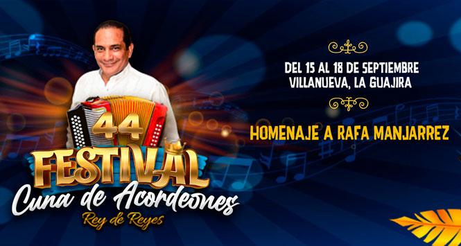Festival Cuna de Acordeones 2022 en Villanueva, La Guajira