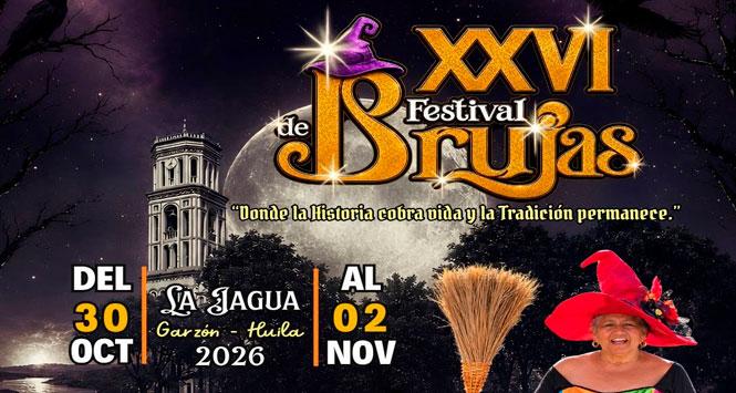 Festival de Brujas 2026 en Garzón, Huila