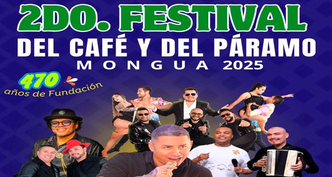 Festival del Café y del Páramo 2025 en Mongua, Boyacá