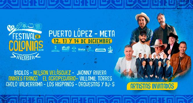 Festival de Colonias 2025 en Puerto López, Meta