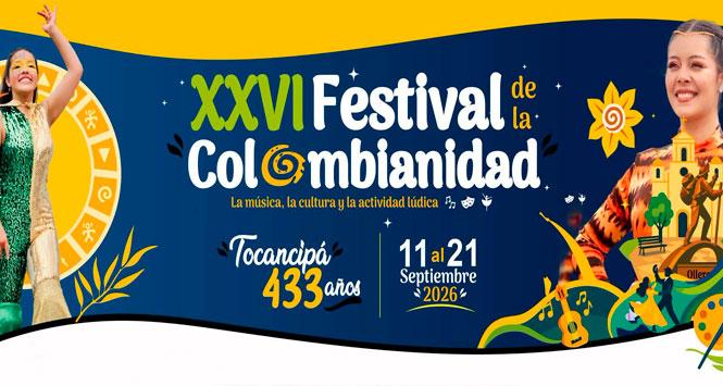 Festival de la Colombianidad 2026 en Tocancipá, Cundinamarca