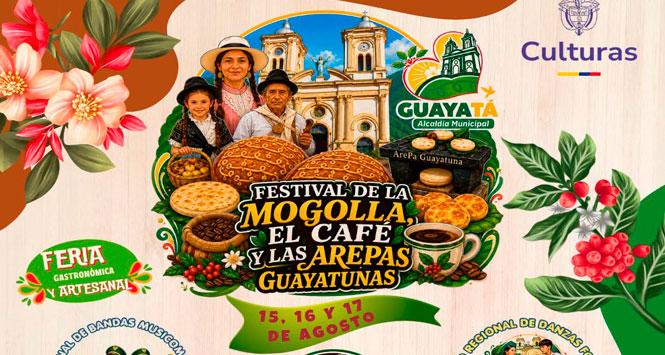Festival de la Mogolla, el Café y las Arepas 2026 en Guayatá, Boyacá