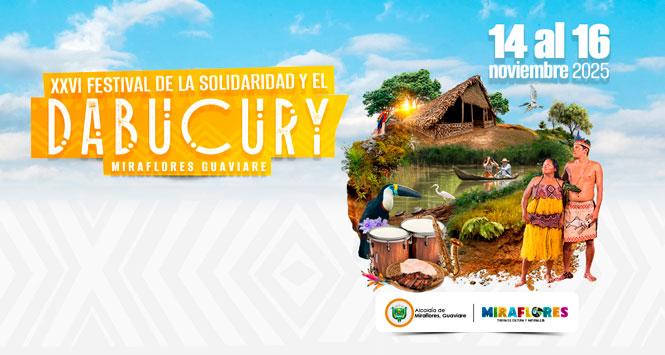 Festival de la Solidaridad y el Dabucury 2025 en Miraflores, Guaviare