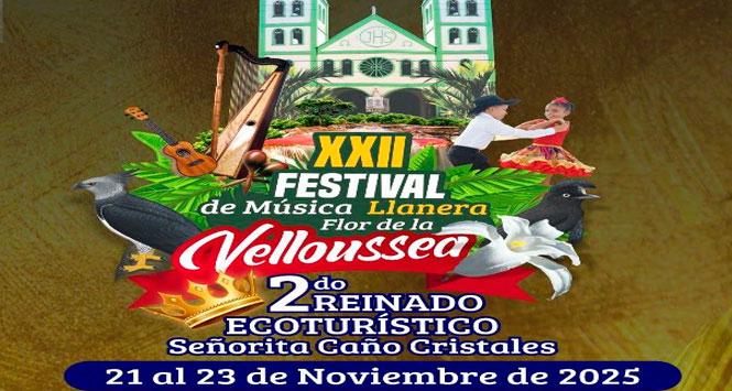 Festival de Música Llanera de la Flor de la Velloussea 2025 en La Macarena, Meta