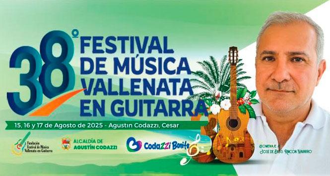 Festival de Música Vallenata en Guitarra 2025 en Agustín Codazzi, Cesar