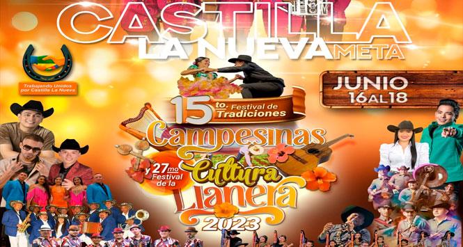 Festival de Tradiciones Campesinas y de la Cultura Llanera 2023 en Castilla La Nueva, Meta
