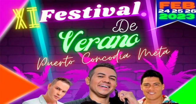 Festival de Verano 2023 en Puerto Concordia, Meta