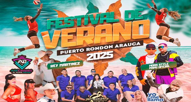 Festival de Verano 2025 en Puerto Rondón, Arauca Festival de Verano 2025 en Puerto Rondón, Arauca