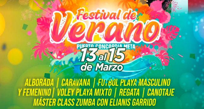 Festival de Verano 2026 en Puerto Concordia, Meta