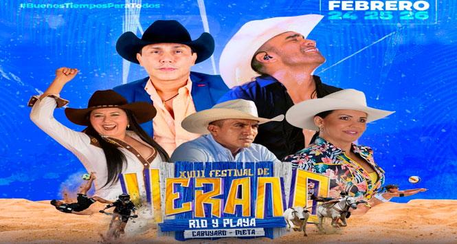 Festival de Verano, Río y Playa 2023 en Cabuyaro, Meta 