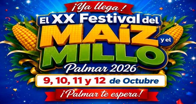 Festival del Maíz y el Millo 2026 en Palmar, Santander