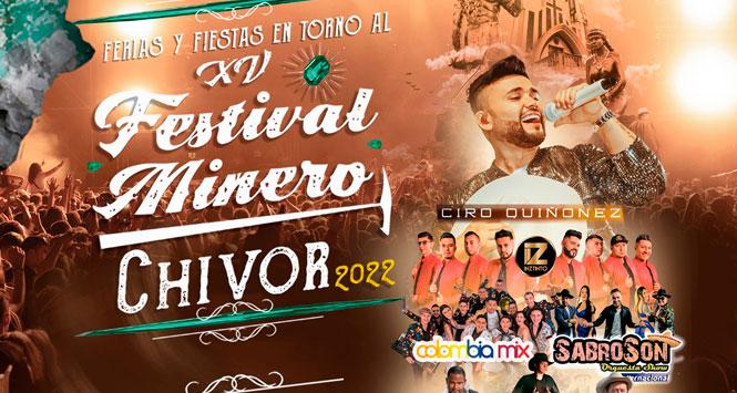 Festival del Minero 2022 en Chivor, Boyacá