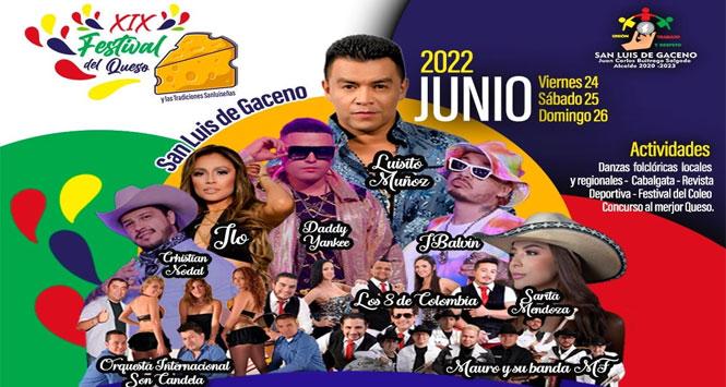 Festival del Queso 2022 en San Luis de Gaceno, Boyacá