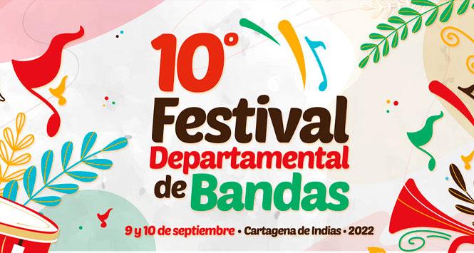 Festival Departamental de Bandas 2022 en Cartagena, Bolívar