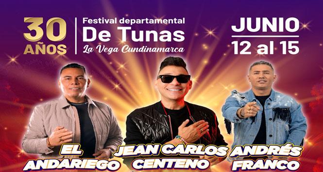 Festival Departamental de Tunas 2026 en La Vega, Cundinamarca