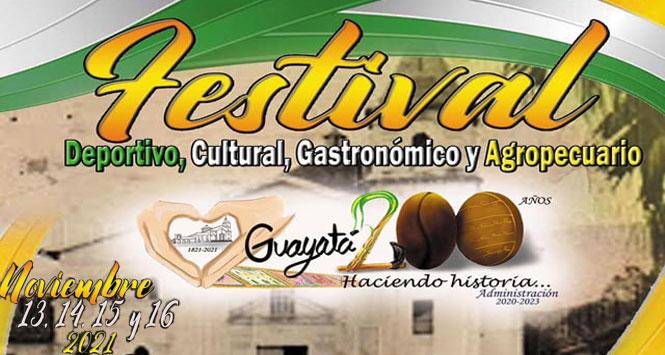 Festival Deportivo, Cultural, Gastronómico y Agropecuario 2021 en Guayatá, Boyacá