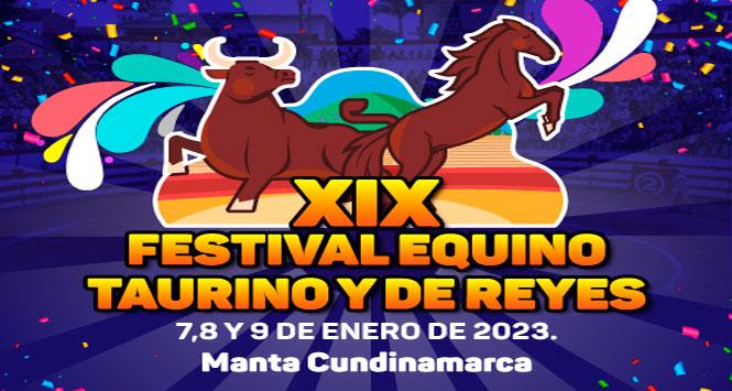 Festival Equino, Taurino y de Reyes 2023 en Manta, Cundinamarca