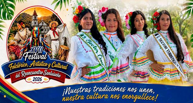 Festival Folclórico, Artístico y Cultural 2026 en San Luis, Tolima