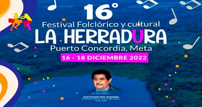 Festival Folclórico y Cultural La Herradura 2022 en Puerto Concordia, Meta