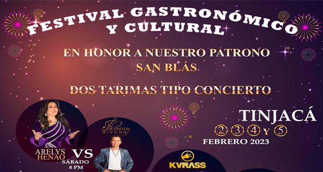 Festival Gastronómico y Cultural 2023 en Tinjacá, Boyacá