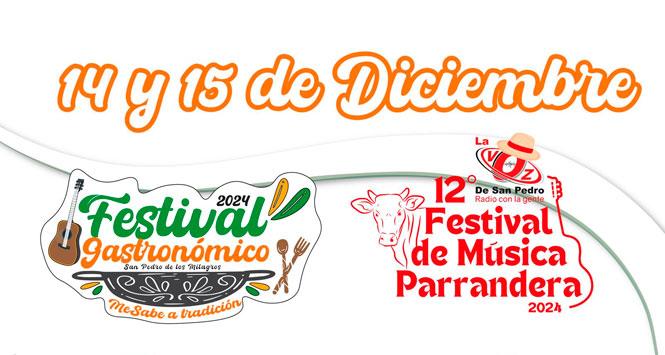 Festival Gastronómico y de Música Parrandera 2024 en San Pedro de los Milagros, Antioquia