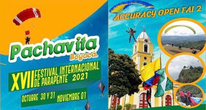 Festival Internacional de Parapente 2021 en Pachavita, Boyacá