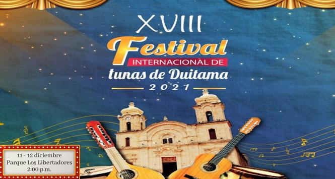 Festival Internacional de Tunas 2021 en Duitama, Boyacá