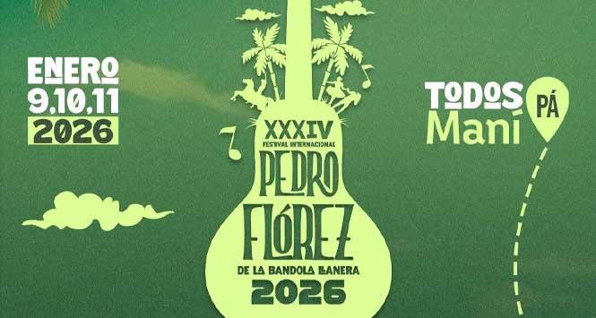 Festival Internacional Pedro Flórez de la Bandola Llanera 2026 en Maní, Casanare