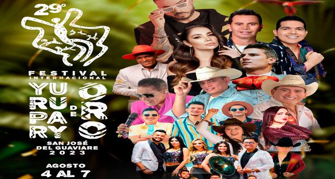 Festival Internacional Yurupary de Oro 2023 en San José del Guaviare, Guaviare