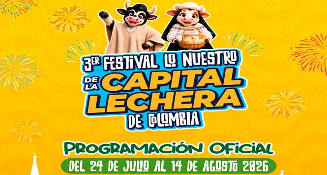 Festival Lo Nuestro 2026 en Ubaté, Cundinamarca