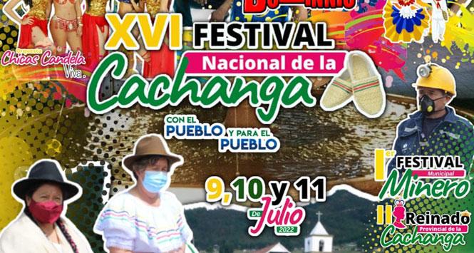 Festival Nacional de la Cachanga 2022 en Tópaga, Boyacá