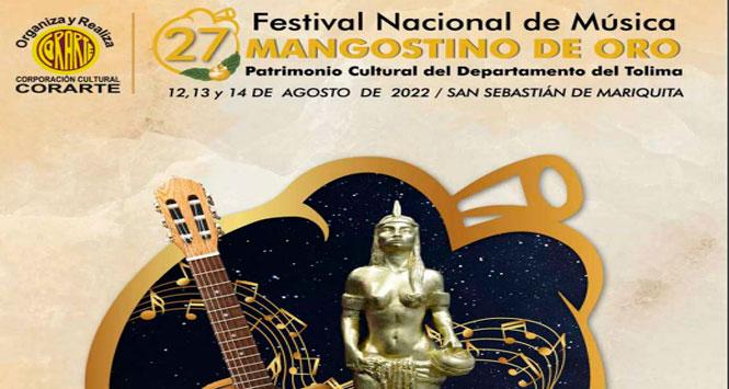 Festival Nacional de Música Mangostino de Oro 2022 en Mariquita, Tolima