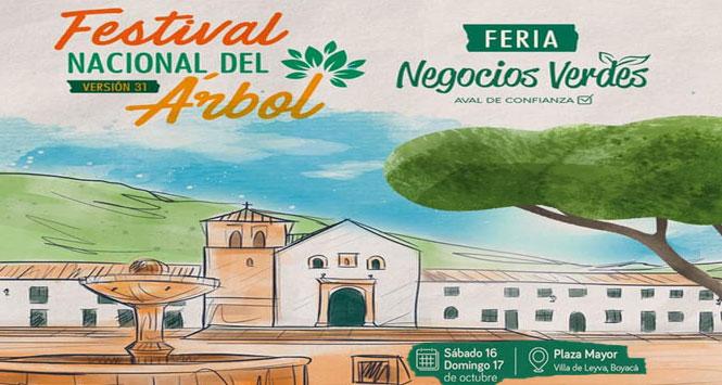 Festival Nacional del Árbol 2021 en Villa de Leyva, Boyacá