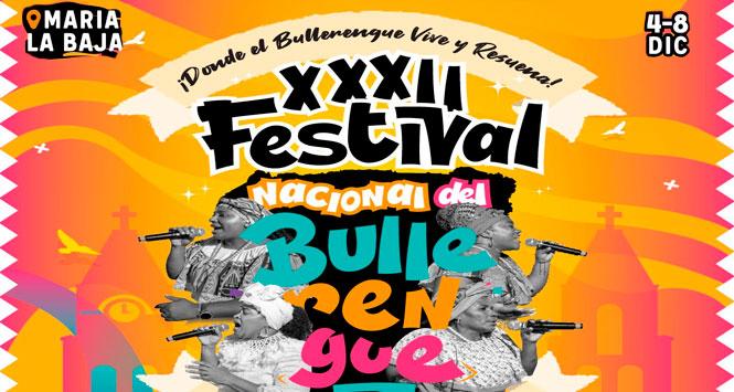 Festival Nacional del Bullerengue 2025 en María La Baja, Bolívar