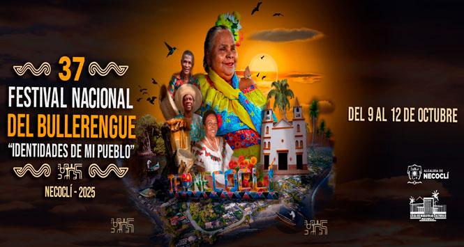 Festival Nacional del Bullerengue 2025 en Necoclí, Antioquia