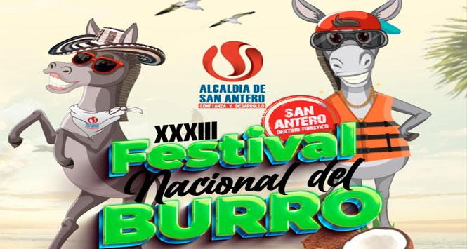 Festival Nacional del Burro 2023 en San Antero, Córdoba