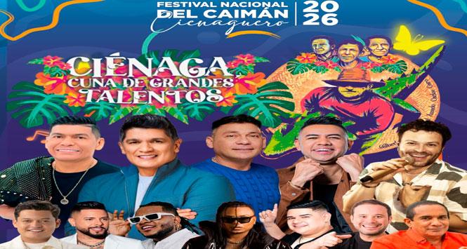 Festival Nacional del Caimán Cienaguero 2026 en Ciénaga, Magdalena