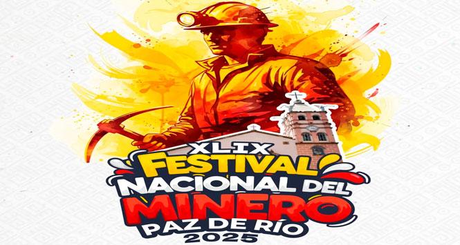 Festival Nacional del Minero 2025 en Paz de Río, Boyacá