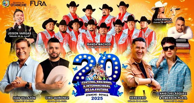 Festival Nacional e Internacional de la Cultura 2025 en Otanche, Boyacá Festival Nacional e Internacional de la Cultura 2025 en Otanche, Boyacá