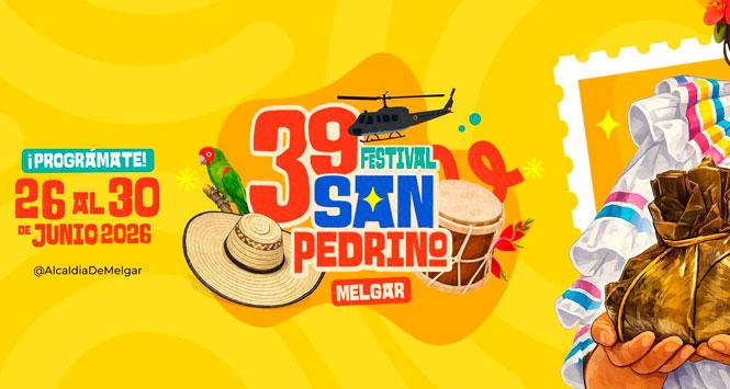 Festival San Pedrino 2026 en Melgar, Tolima