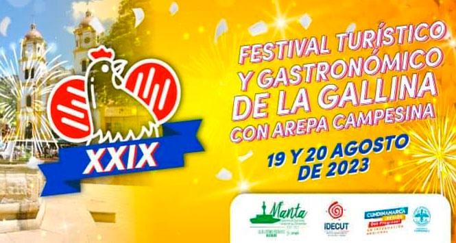 Festival Turístico y Gastronómico de la Gallina con Arepa Campesina 2023 en Manta, Cundinamarca