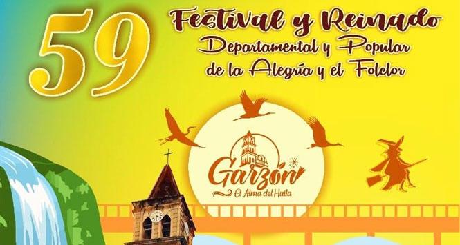 Festival y Reinado Departamental y Popular de La Alegría y el Folclor 2022 en Garzón, Huila