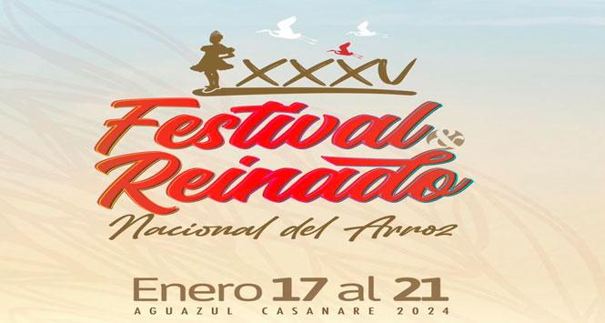 Festival y Reinado Nacional del Arroz 2024 en Aguazul, Casanare