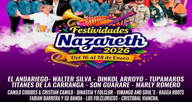 Festividades Nazareth 2026 en Nobsa, Boyacá