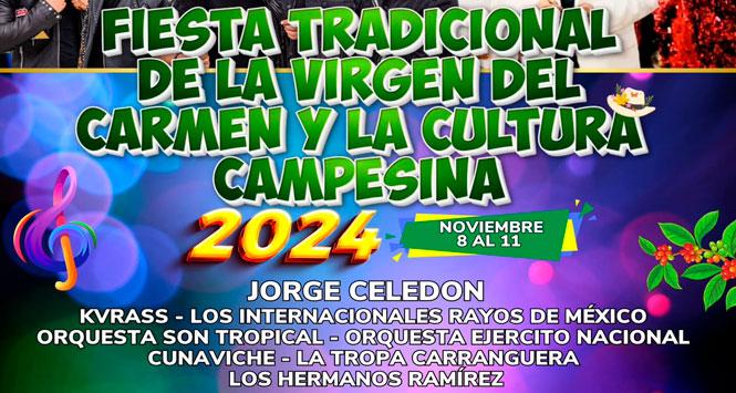 Fiesta Tradicional de la Virgen del Carmen y la Cultura Campesina 2024 en Vergara, Cundinamarca Fiesta Tradicional de la Virgen del Carmen y la Cultura Campesina 2024 en Vergara, Cundinamarca