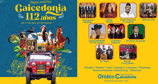 Fiestas Aniversarias 2022 en Caicedonia, Valle del Cauca